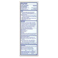 Children's FreeFrom Multi-Symptom Cold & Stuffy Nose Liquid, Honey & Berry Natural Flavor - Drug Facts