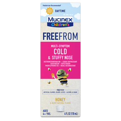 Children's FreeFrom Multi-Symptom Cold & Stuffy Nose Liquid, Honey & Berry Natural Flavor