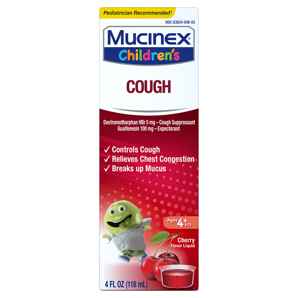 Children's Cough Liquid, Cherry Flavor