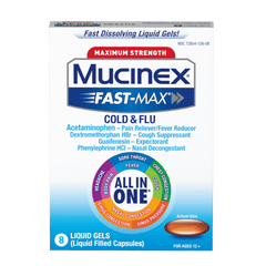 Maximum Strength Fast-Max® Cold & Flu Liquid Gels 8 CT - Front