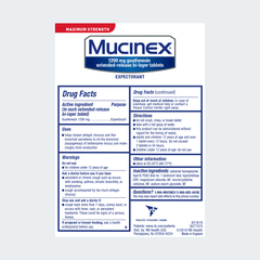 Maximum Strength Mucinex® Extended-Release Bi-Layer Tablets