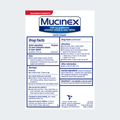 Maximum Strength Mucinex® Extended-Release Bi-Layer Tablets