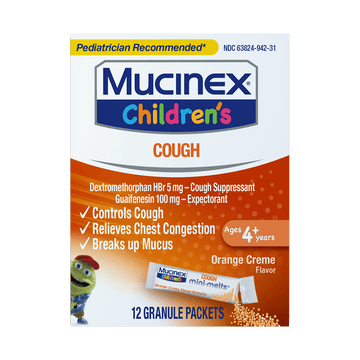 Children’s Cough Mini-Melts - Orange Creme