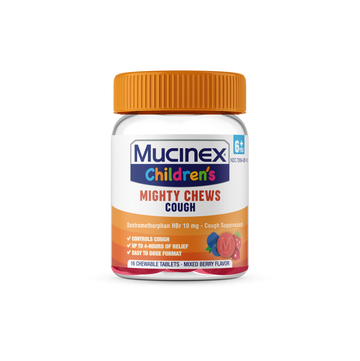 Children's Mighty Chews Daytime Chewable Tablets, Mixed Berry Flavor - Front