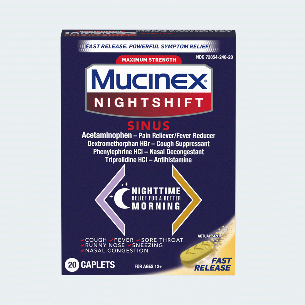 Nightshift® Sinus Caplets 20 Count Mucinex® Mucinex USA