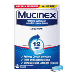 Maximum Strength Mucinex® Extended-Release Bi-Layer Tablets