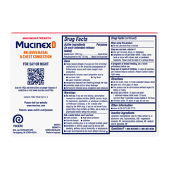 Maximum Strength Mucinex® D