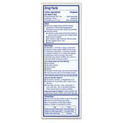 Children's FreeFrom Multi-Symptom Cold & Stuffy Nose Liquid, Honey & Berry Natural Flavor - Drug Facts