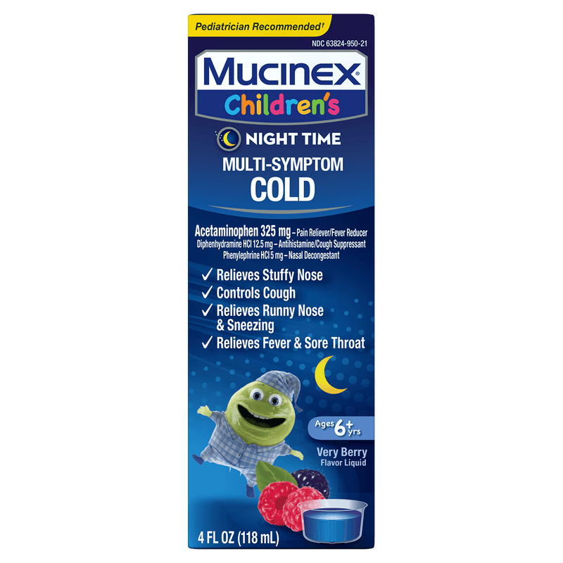Mucinex® Children's Night Time MultiSymptom Cold Liquid Mucinex USA