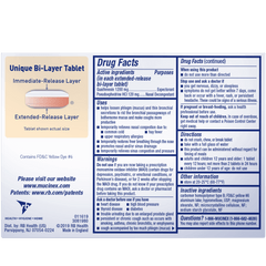 MUCINEX D – Max Strength 24 Tablets back side