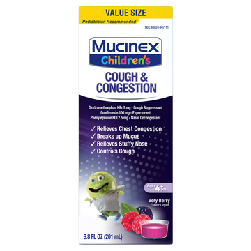 Children's Cough & Congestion Liquid, Very Berry Flavor