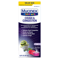 Children's Cough & Congestion Liquid, Very Berry Flavor