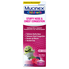 Children's Stuffy Nose & Chest Congestion Liquid, Very Berry Flavor