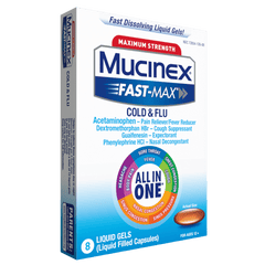 Maximum Strength Fast-Max® Cold & Flu Liquid Gels 8 CT - Left