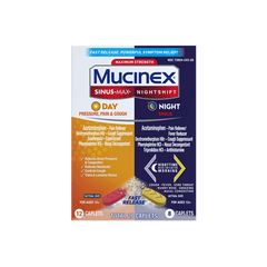 Mucinex® Sinus-Max® Day Pressure, Pain & Cough & Nightshift® Night Sinus Caplets
