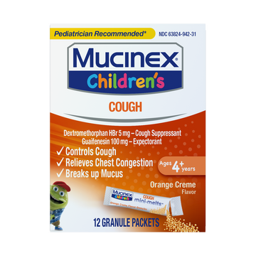 Children’s Cough Mini-Melts - Orange Creme