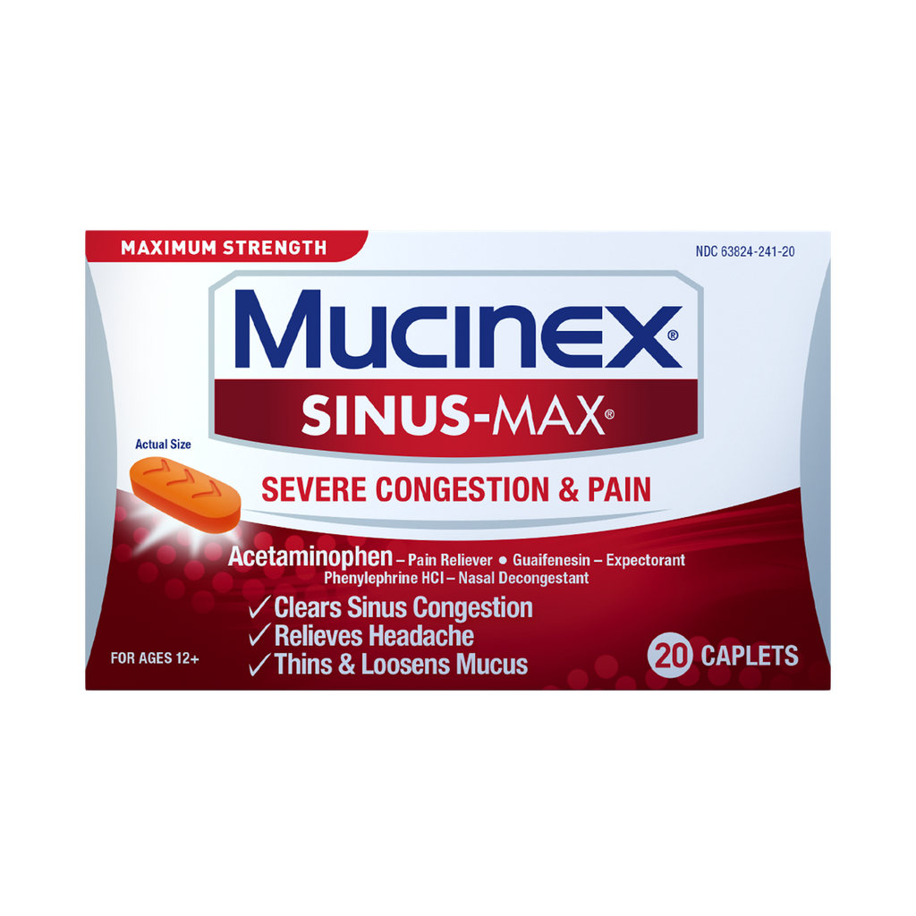 Maximum Strength Sinus-Max® Severe Congestion & Pain