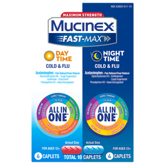 Maximum Strength Fast-Max® Day Time Cold & Flu and Night Time Cold & Flu