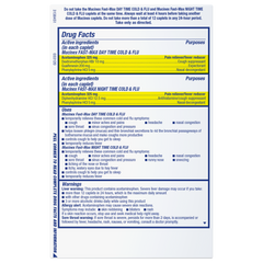Maximum Strength Fast-Max® Day Time Cold & Flu and Night Time Cold & Flu