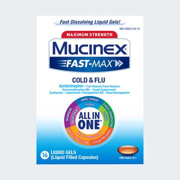 Maximum Strength Fast-Max® Cold & Flu (All-in-One) Liquid Gels
