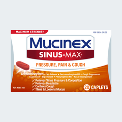 Maximum Strength Sinus-Max® Pressure, Pain & Cough Caplets
