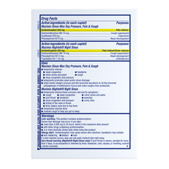 Mucinex® Sinus-Max® Day Pressure, Pain & Cough & Nightshift® Night Sinus Caplets
