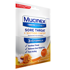InstaSoothe™ Sore Throat + Soothing Comfort