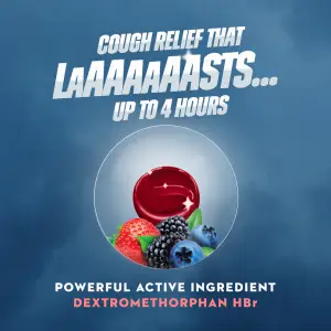 Instasoothe™ Sugar-Free Cough Drops, Mixed Berry Flavor