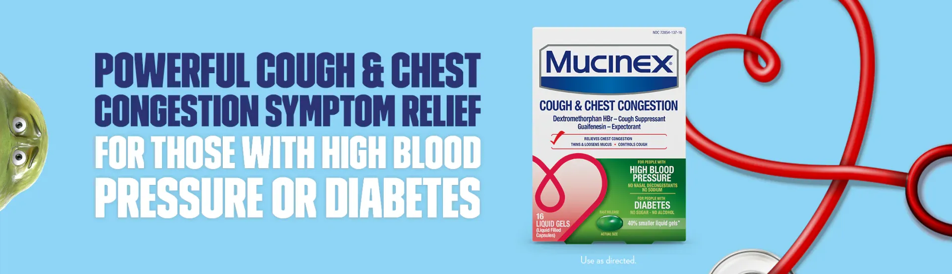 Powerful cold & flu relief for those with high blood pressure or diabetes