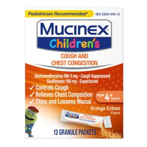 Children's Cough & Chest Congestion Mini-Melts - Orange Creme