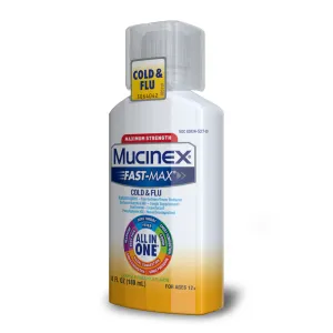 Maximum Strength Fast-Max® Cold & Flu (All-in-One) Orange & Pineapple Flavor - packshot rightside view