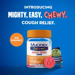 introducing mighty, easy, chewy, cough relief