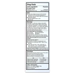 Children's Stuffy Nose & Chest Congestion Liquid, Very Berry Flavor - packshot backside
