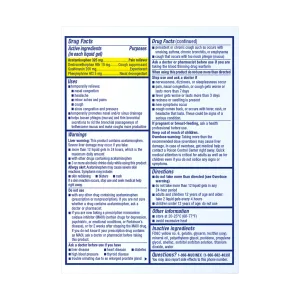 Maximum Strength Sinus-Max® Pressure drug facts and ingredients list