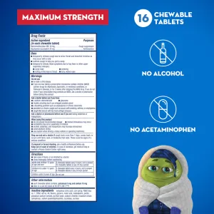 Children's Mighty Chews Nighttime 16 Chewable Tablets, Mixed Berry Flavor