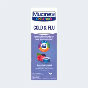 Children’s Cold & Flu (All-in-One) Very Berry Flavor - Dosing cup included