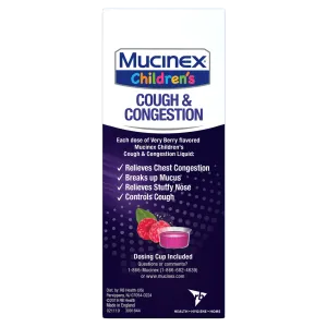 Children's Cough & Congestion Liquid, Very Berry Flavor - packshot view