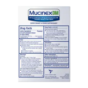 Mucinex® DM Extended-Release Bi-Layer Tablets