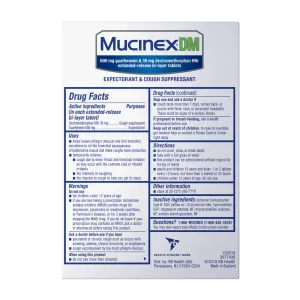 Mucinex® DM Extended-Release Bi-Layer Tablets