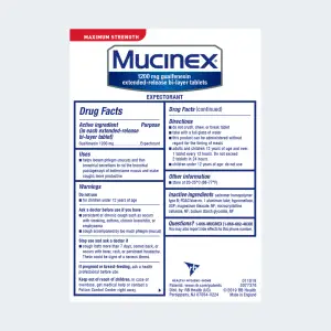 Maximum Strength Mucinex® Extended-Release Bi-Layer Tablets