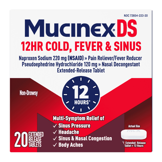 MUCINEX DS 12HR 20ct