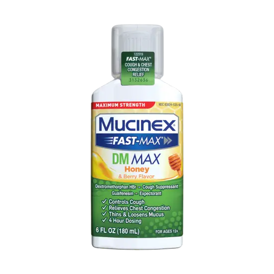Maximum Strength Fast-Max® DM MAX Honey & Berry Flavor