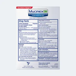 Maximum Strength Mucinex® DM Extended-Release Bi-Layer Tablets