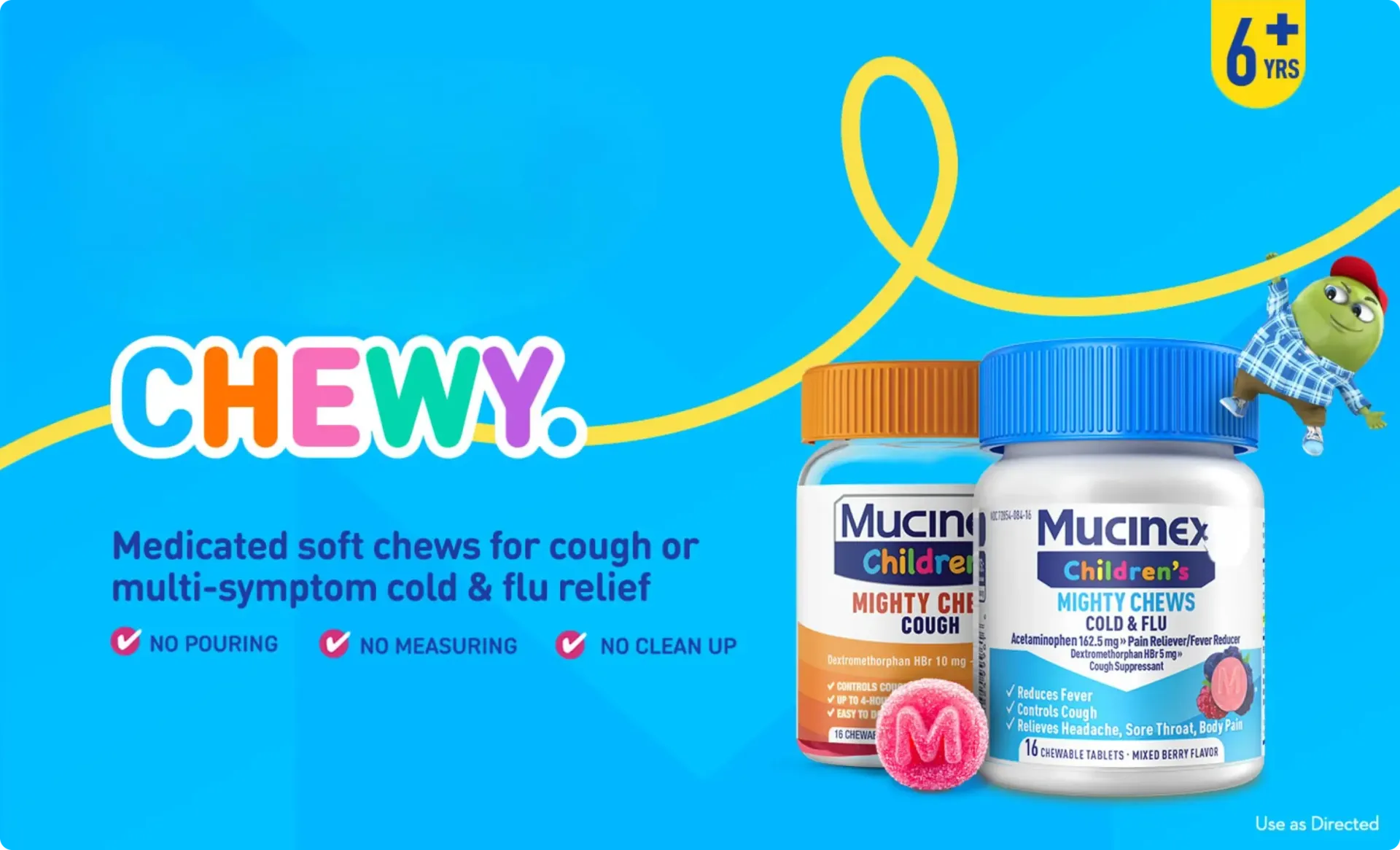 Mighty, Easy, chewy tablet in hand