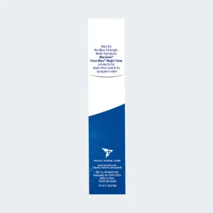 Maximum Strength Fast-Max® Cold, Flu & Sore Throat packshot rightside view