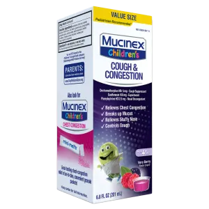 Children's Cough & Congestion Liquid, Very Berry Flavor - packshot leftside