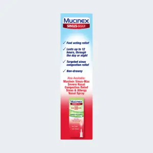 Sinus-Max® Severe Nasal Congestion Relief Clear & Cool