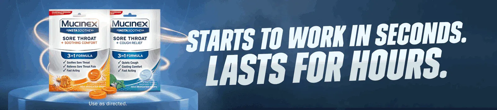 Starts to work in seconds