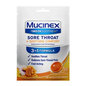 InstaSoothe™ Sore Throat Soothing Comfort - echinace flavor