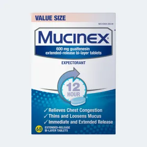 Mucinex® Extended-Release Bi-Layer Tablets